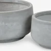 TERASSEBac à fleurs TERASSE Ø44/36 gris 2pcs/lot