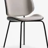 TESTRUPChaise TESTRUP sable clair/noir