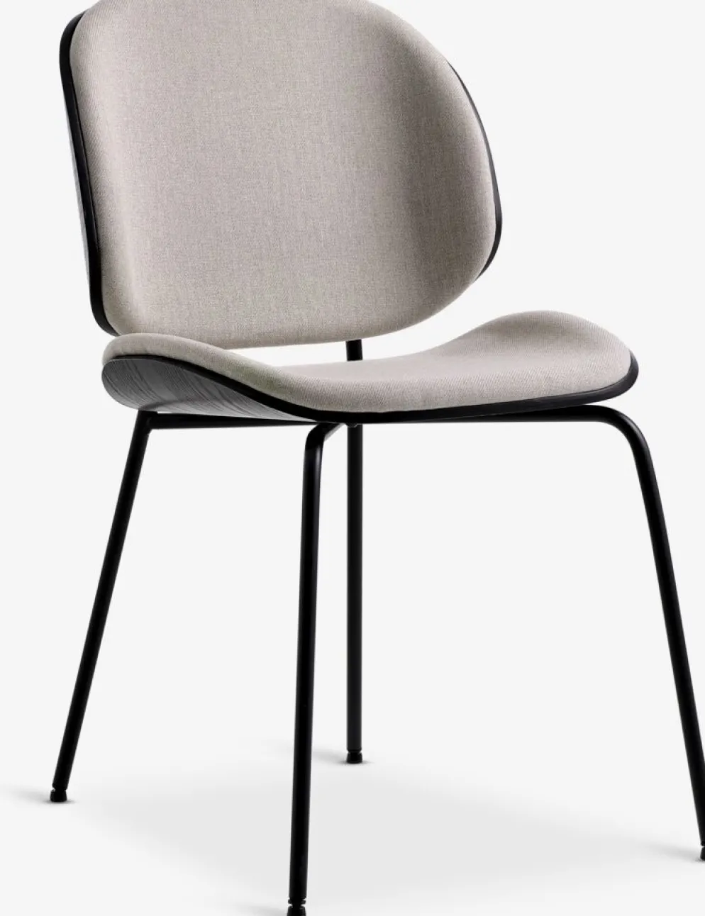 TESTRUPChaise TESTRUP sable clair/noir
