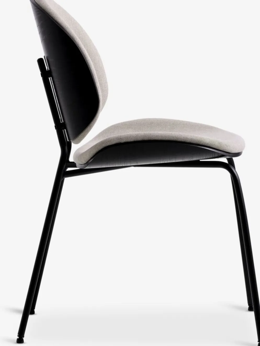 TESTRUPChaise TESTRUP sable clair/noir