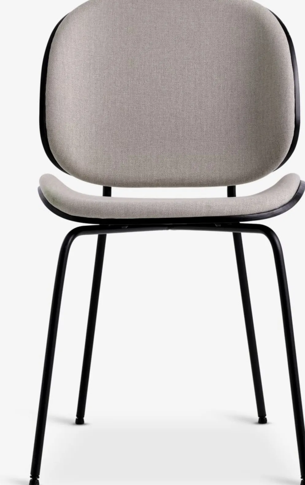 TESTRUPChaise TESTRUP sable clair/noir