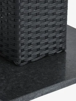 THY + GLOMFJORDTHY L60 table + 2 GLOMFJORD chaises noir