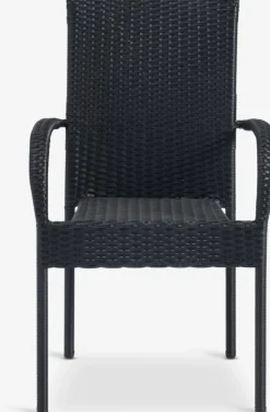 THY + GUDHJEMTHY L60 table + 2 GUDHJEM chaises noir