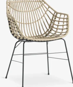 THY + ILDERHUSETHY L60 table + 2 ILDERHUSE chaises naturel