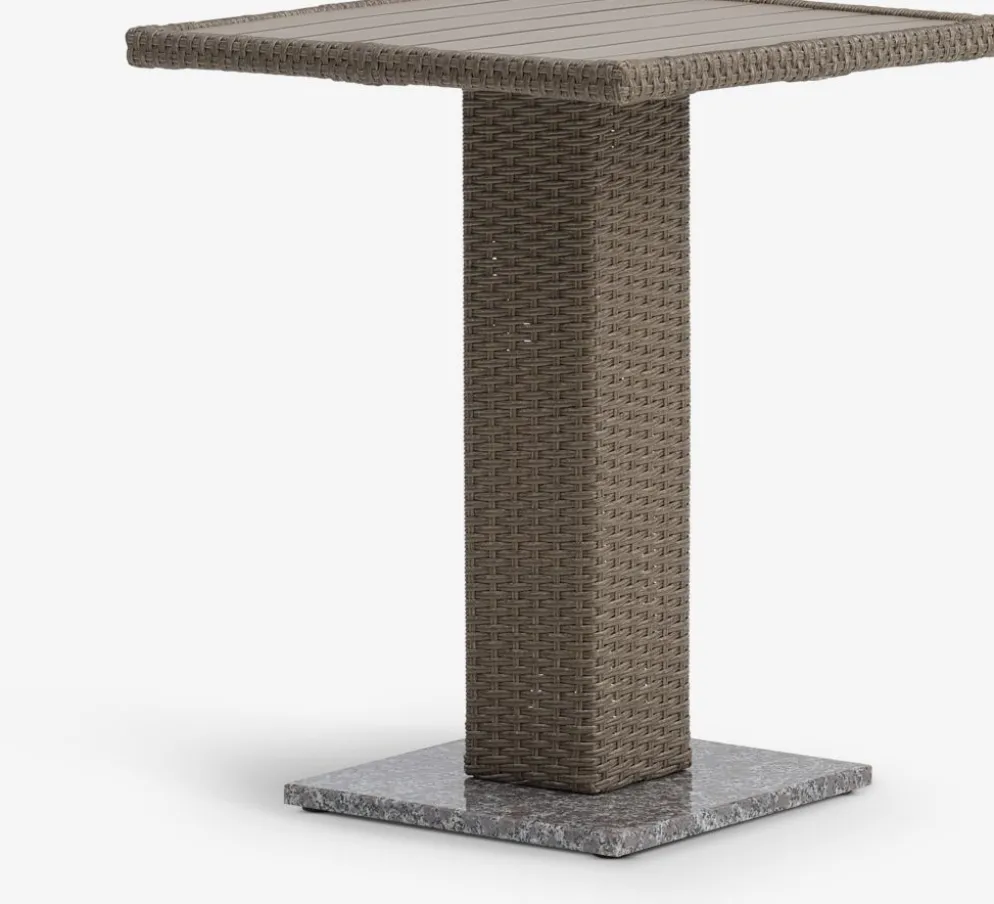 THY + ILDERHUSETHY L60 table + 2 ILDERHUSE chaises naturel
