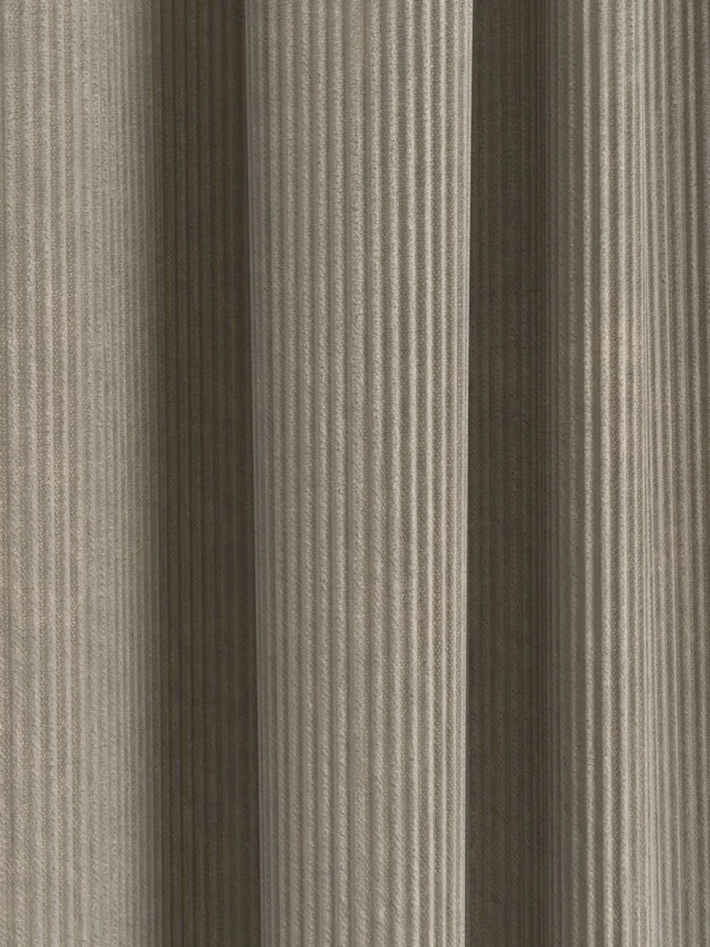 TOTAKRideau TOTAK 1x140x300 velours côtelé sable foncé