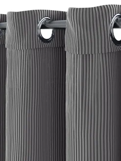 TOTAKRideau TOTAK 1x140x300 velours côtelé gris