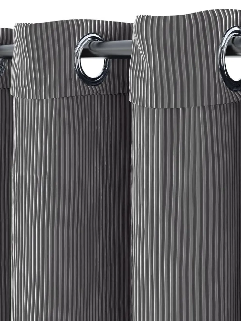 TOTAKRideau TOTAK 1x140x300 velours côtelé gris