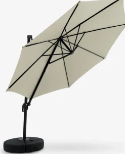 TRONDHEIMParasol déporté TRONDHEIM Ø300 blanc cassé