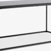 TROSTERUDTable basse TROSTERUD 50x100 coloris marbre/noir