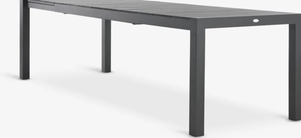TYDALTable de jardin TYDAL l95xl208/272 noir