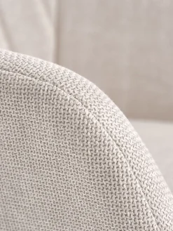 UDSBJERGFauteuil UDSBJERG tissu beige/chêne