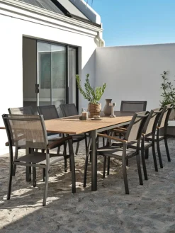 ULBJERGTable de jardin ULBJERG l99xl214/297 eucalyptus