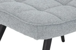 ULDUMRepose-pieds ULDUM tissu gris/noir