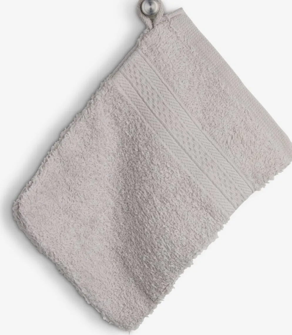 UPPSALABasicGant de toilette UPPSALA 14x20 gris clair