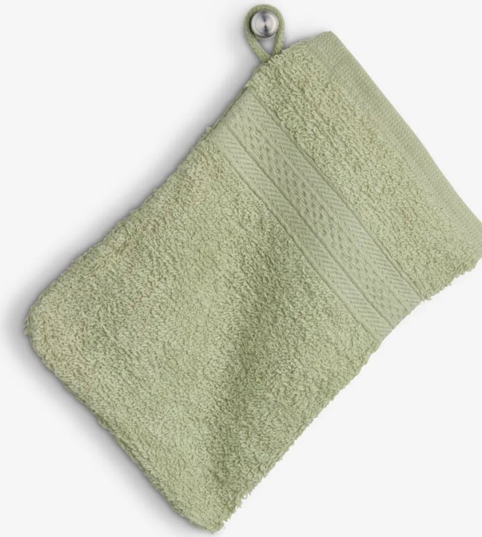 UPPSALAGant de toilette UPPSALA 14x20 vert clair