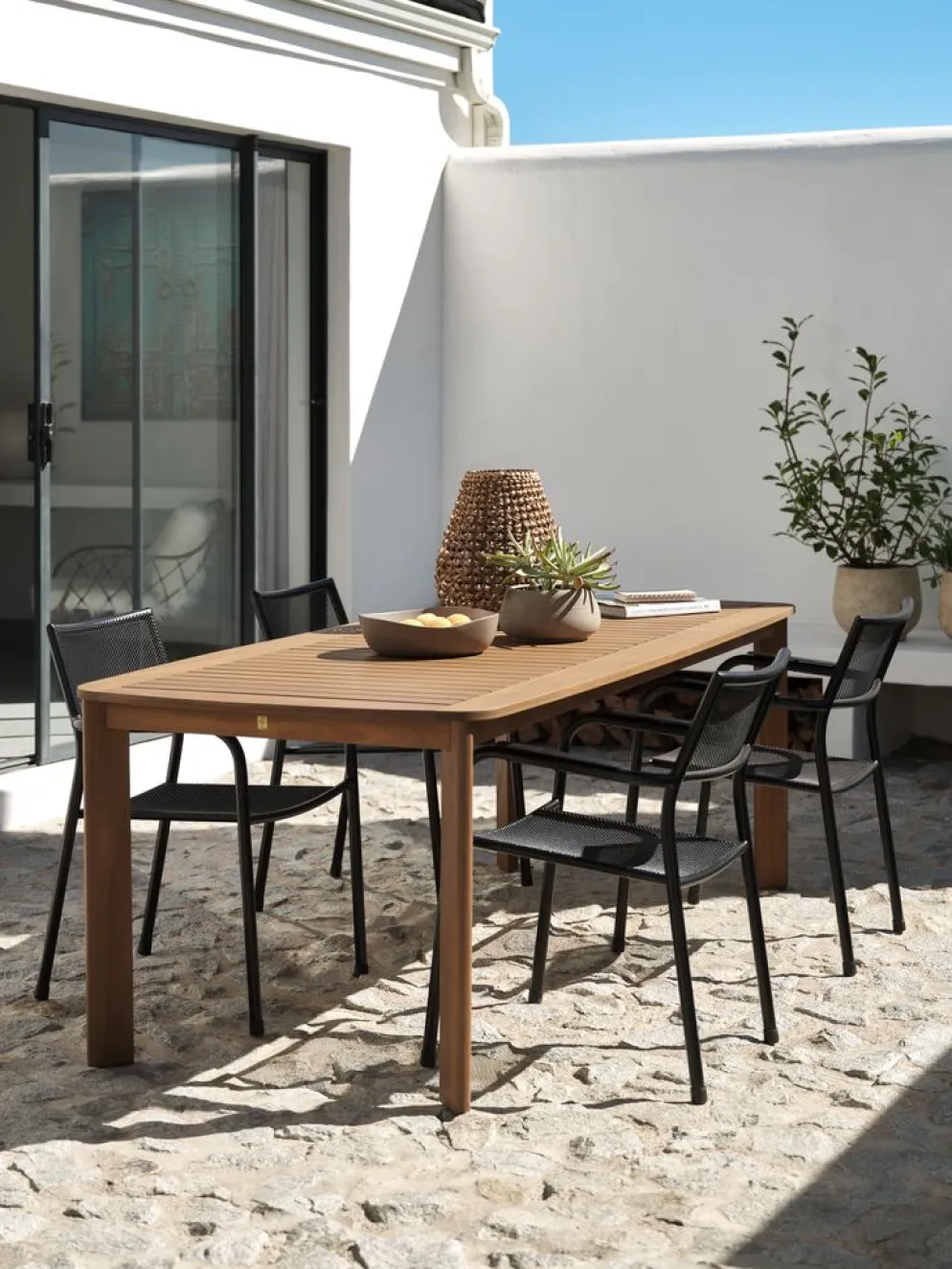 UVDALTable de jardin UVDAL l95xL223 eucalyptus