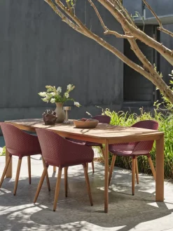 UVDALTable de jardin UVDAL l95xL223 eucalyptus