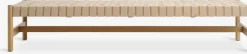 VADEHAVETBanquette VADEHAVET 189x67 tissu naturel/chêne naturel
