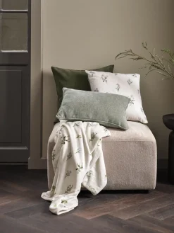 VALERIANACoussin VALERIANA 45x45 beige/vert