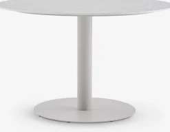 VAMDRUP + GILJAVAMDRUP Ø120 table + 4 GILJA chaises beige