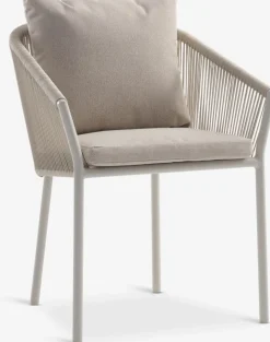 VAMDRUP + GILJAVAMDRUP Ø120 table + 4 GILJA chaises beige