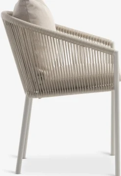 VAMDRUP + GILJAVAMDRUP Ø120 table + 4 GILJA chaises beige