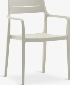 VAMDRUP + INGSTRUPVAMDRUP Ø120 table + 4 INGSTRUP chaises beige
