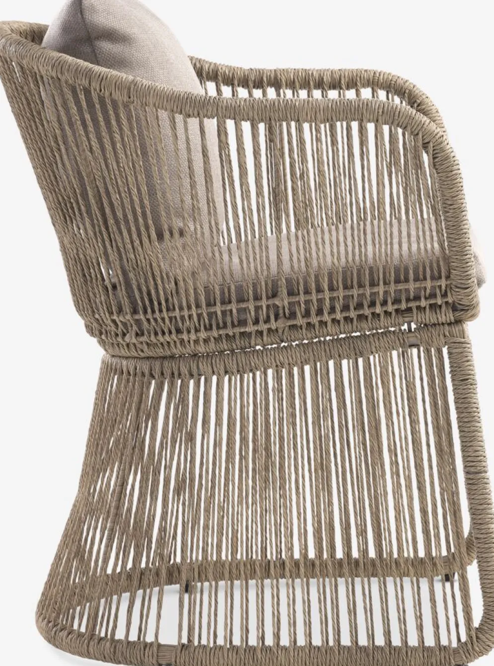 VAMDRUP + STORDALENVAMDRUP Ø120 table beige + 4 STORDALEN chaises naturel