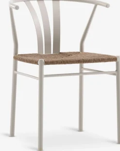 VAMDRUP + TAGMARKVAMDRUP Ø120 table + 4 TAGMARK chaises beige