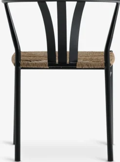 VAMDRUP + TAGMARKVAMDRUP Ø120 table gris + 4 TAGMARK chaises noir