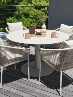 VAMDRUPTable de jardin VAMDRUP Ø120 beige