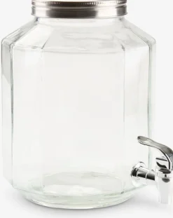 VANNBonbonne avec robinet VANN 4,25 L verre transparent