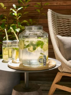VANNBonbonne avec robinet VANN 4,25 L verre transparent