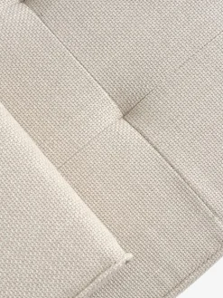 VARMARKBanquette VARMARK 190x76 a/cushion tissu beige/coloris chêne