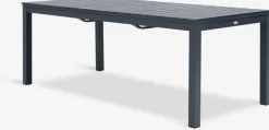 VATTRUP + GAMMELBYVATTRUP L206/321 table noir +4 GAMMELBY chaises gris