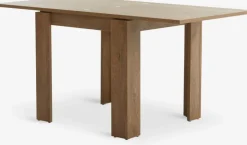 VEDDETable VEDDE 80x80/160 coloris chêne foncé