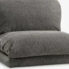VEGGERFauteuil convertible VEGGER tissu gris