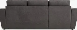 VEJLBYCanapé convertible avec méridienne VEJLBY tissu gris foncé