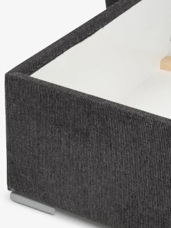 VEJLBYCanapé convertible avec méridienne VEJLBY tissu gris foncé