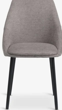 VELLEVChaise VELLEV tissu sable/noir