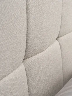 VEMMELEVCadre de lit VEMMELEV a/rangement 140x190 tissu beige