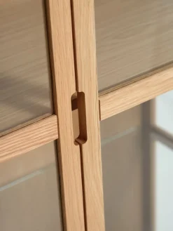 VESTERBYVitrine VESTERBY haut 2 portes chêne naturel