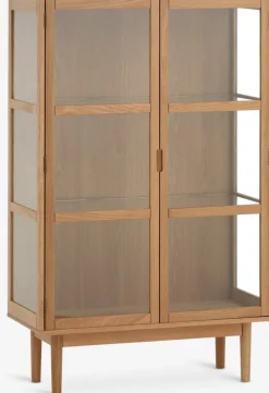 VESTERBYVitrine VESTERBY bas 2 portes chêne naturel