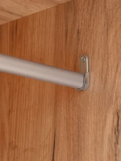 VIBYArmoire VIBY 101x200 2 portes coloris chêne naturel