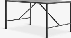 VIERLI + GLOMFJORDVIERLI L149 table + 4 GLOMFJORD chaises noir