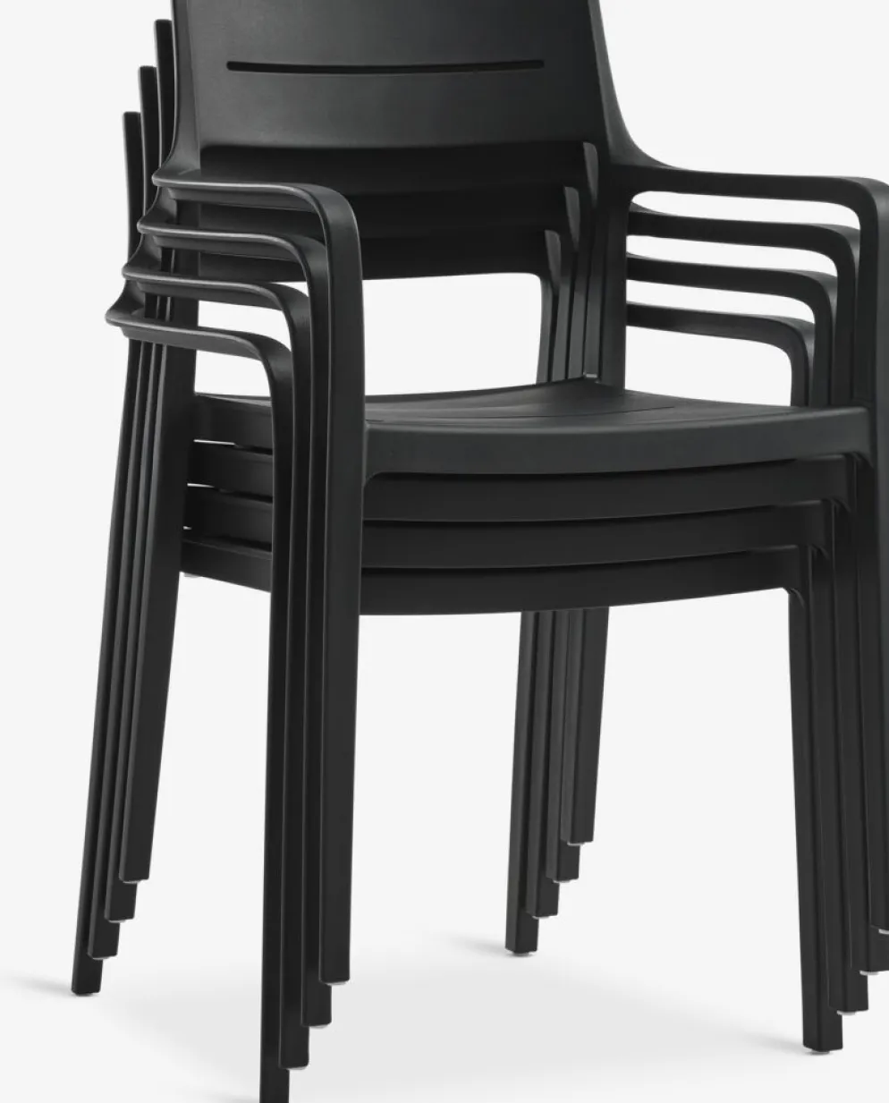 VIERLI + INGSTRUPVIERLI L149 table + 4 INGSTRUP chaises noir