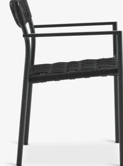 VIERLI + TRILLEVALLENVIERLI L149 table + 4 TRILLEVALLEN chaises noir