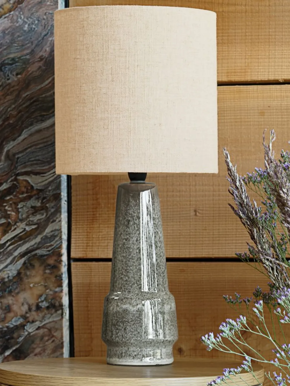 VIGGOLampe de table VIGGO Ø21xH47cm gris
