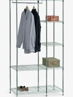 VINDINGEMeuble d'entrée VINDINGE 4 tablettes chrome